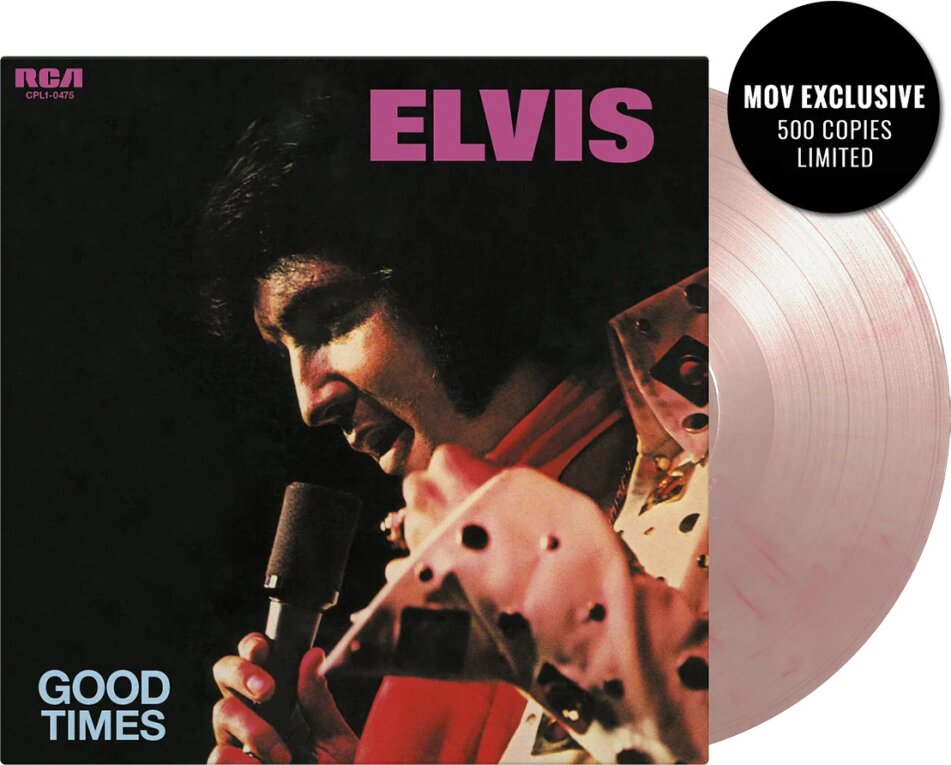 Elvis Presley - Good Times 2026 Reissue, Music On Vinyl, Limited Edition, Pink Marble Vinyl, LP