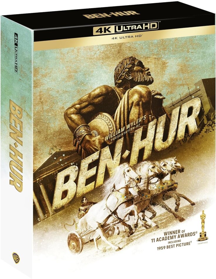Ben Hur (1959) Limited Collector's Edition, Steelbook, 4K Ultra HD + Blu-ray