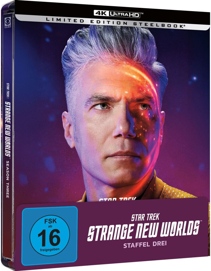 Star Trek: Strange New Worlds - Staffel 3 Limited Edition, Steelbook, 3 4K Ultra HDs
