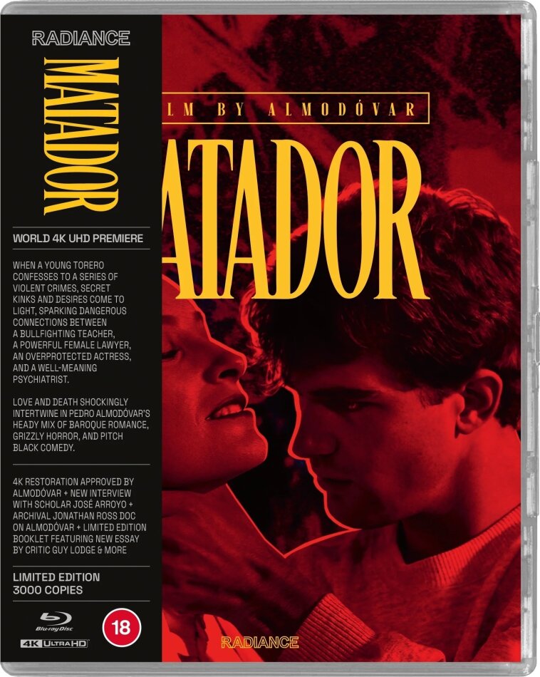 Matador (1986) Limited Edition, Restored, 4K Ultra HD + Blu-ray