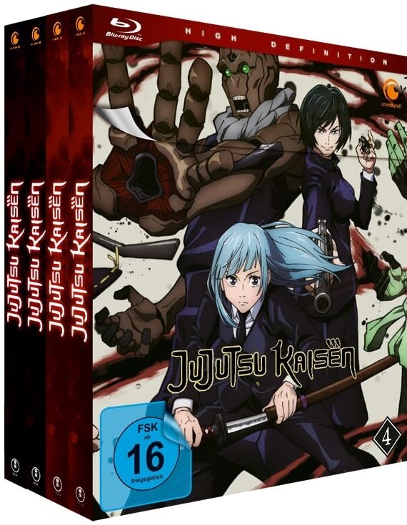 Jujutsu Kaisen - Staffel 1 - Vol. 1-4 Complete edition, Bundle, 4 Blu-rays