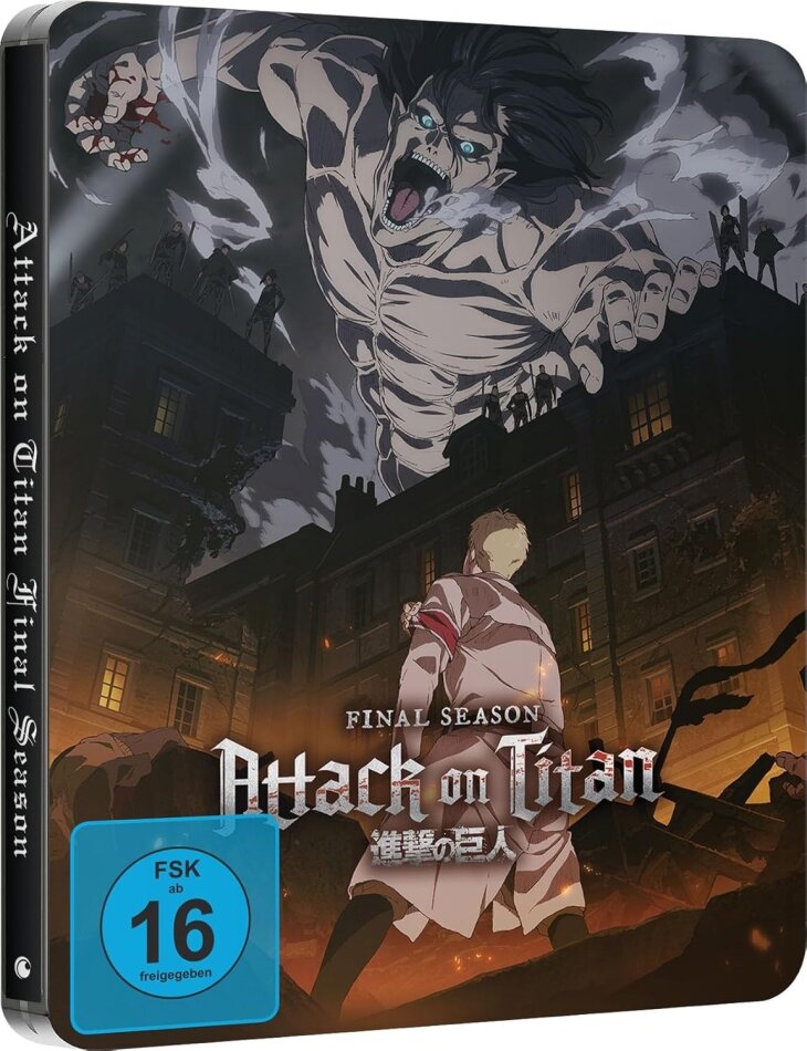 Attack on Titan - Staffel 4 - Die finale Staffel Gesamtausgabe, Limited Edition, Steelbook, 8 DVDs