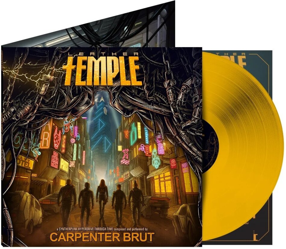 Carpenter Brut - Leather Temple Limited Edition, Yellow Vinyl, LP