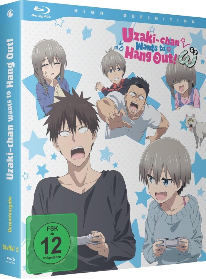 Uzaki-chan Wants to Hang Out! - Staffel 2 Gesamtausgabe, 2 Blu-rays