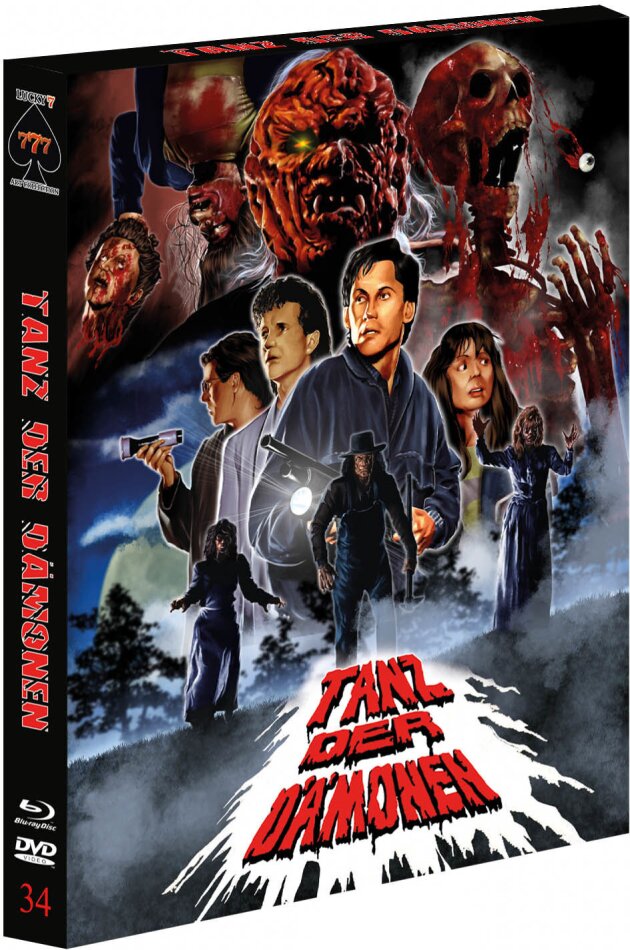 Tanz der Dämonen (1990) Full Sleeve Scanavo-Box, + Bierfilz, Édition Collector Limitée, Blu-ray + DVD + CD