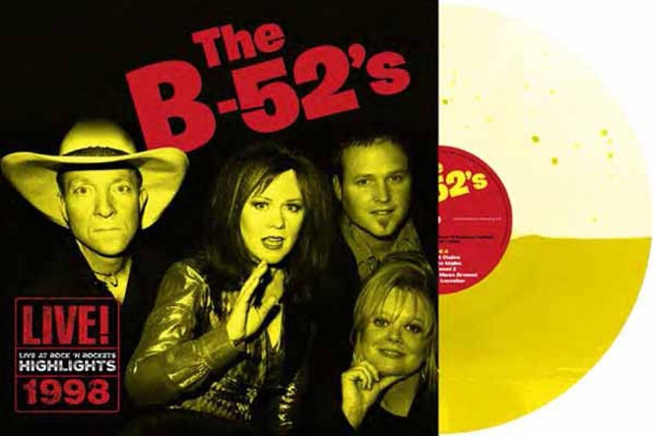 The B-52's - Live At Rock 'N Rockets 2026 Reissue, Liquid Yellow Vinyl, LP