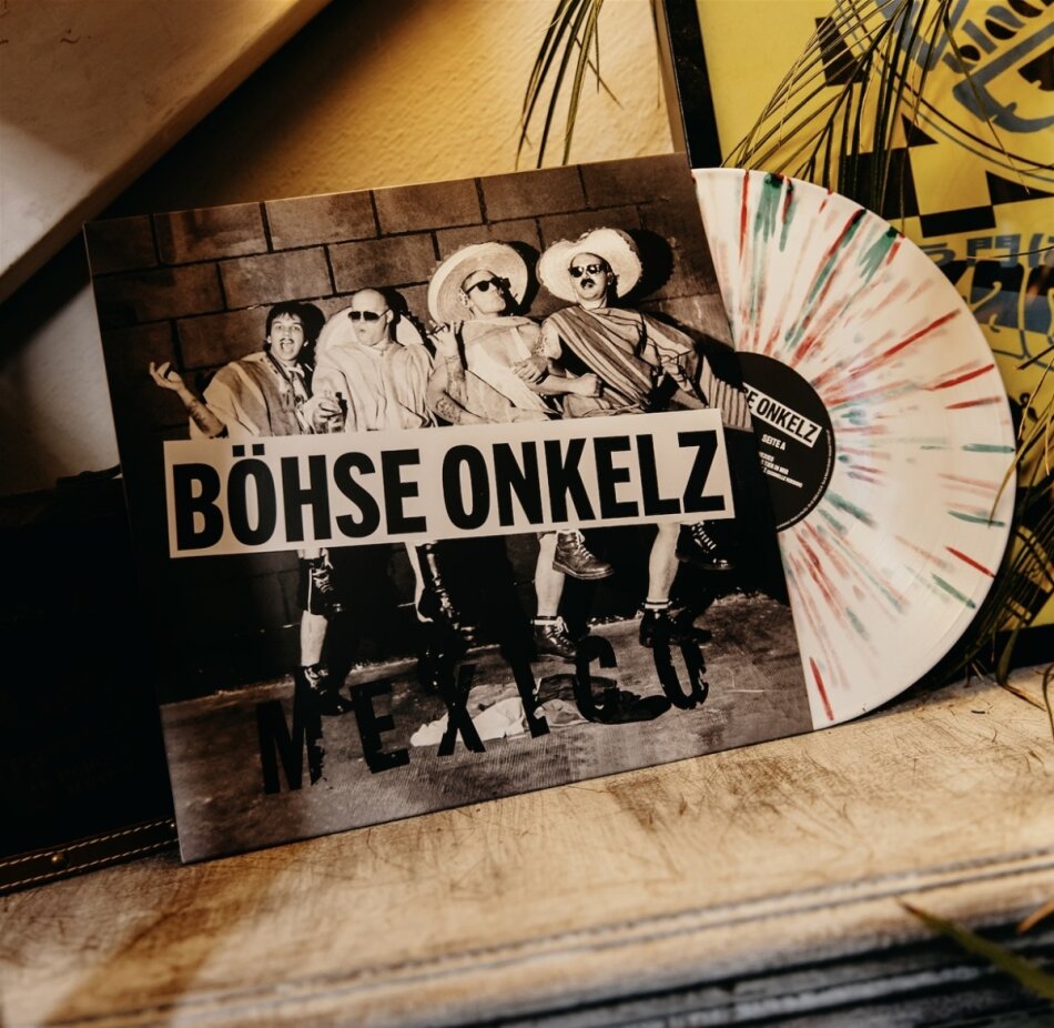 Böhse Onkelz - Mexico 2026 Reissue, Weiss/Rot/Grün Splatter Vinyl, 12" Maxi