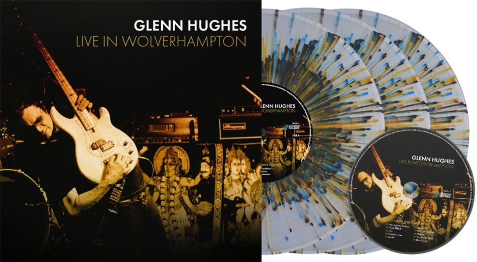 Glenn Hughes - Live In Wolverhampton 2026 Reissue, Indie Exclusive, Reissued Sounds, Limited Deluxe Edition, Crystal Splatter Vinyl, 3 LPs + CD