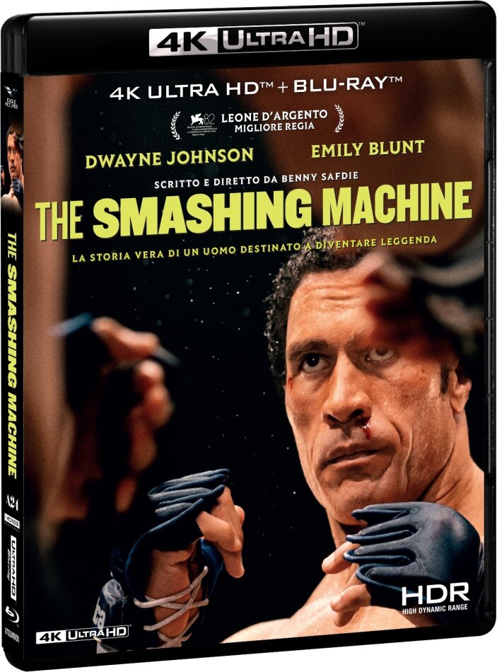 The Smashing Machine (2025) 4K Ultra HD + Blu-ray