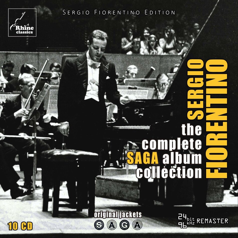 Sergio Fiorentino - The Complete Saga Album Collection 24 bit 96 kHz Remaster, 10 CDs
