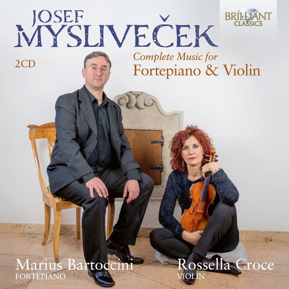 Josef Mysliveček (1737-1781), Rosella Croce & Marius Bartoccini - Complete Music For Fortepiano & Violin 2 CDs
