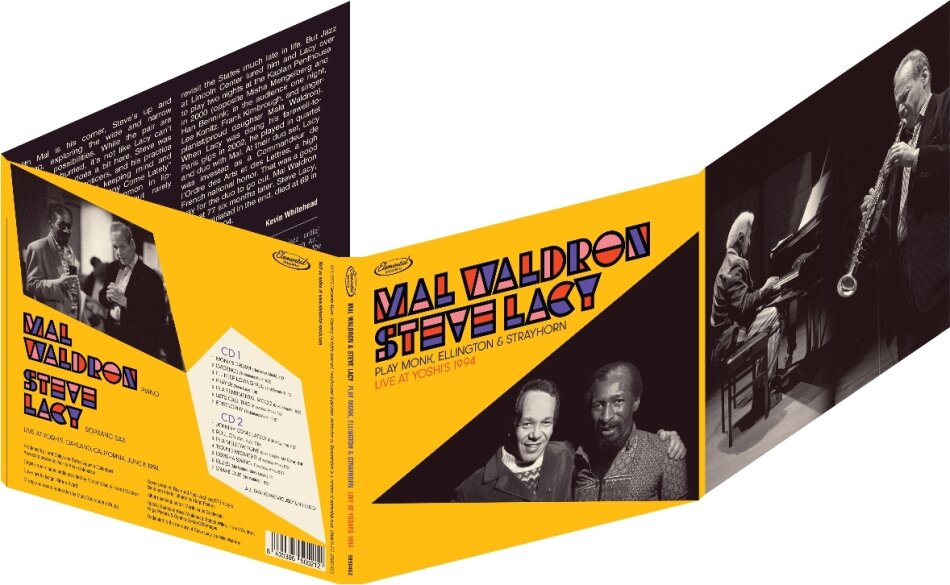 Mal Waldron & Steve Lacy - Play Monk, Ellington & Strayhorn - Live At Yoshi's 1994 Digipack, 2 CDs
