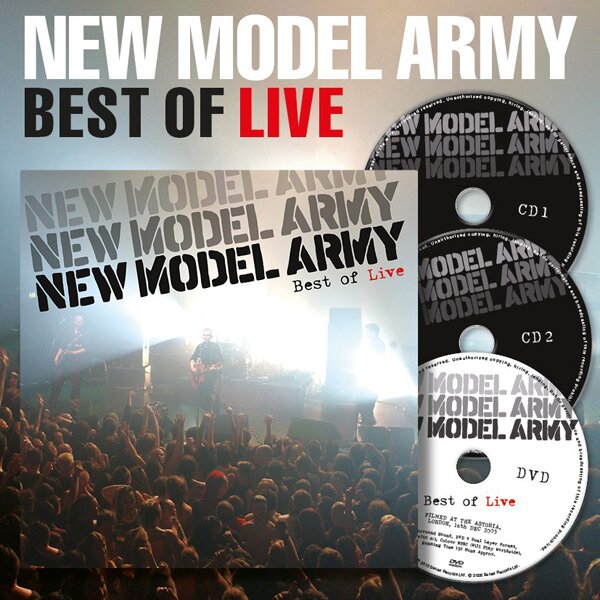 New Model Army - Best Of Live 2 CDs + DVD
