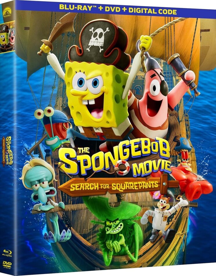 The SpongeBob Movie: Search for SquarePants (2025) Blu-ray + DVD