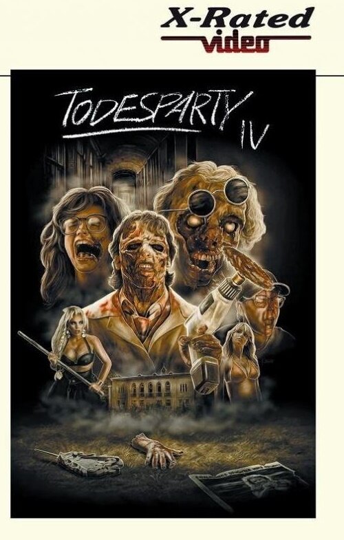Todesparty 4 (1988) Grosse Hartbox, Cover A, Limited Edition
