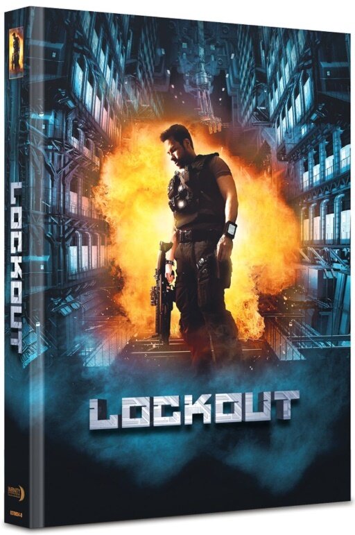 Lockout (2012) Cover B, Limited Edition, Mediabook, Blu-ray + DVD