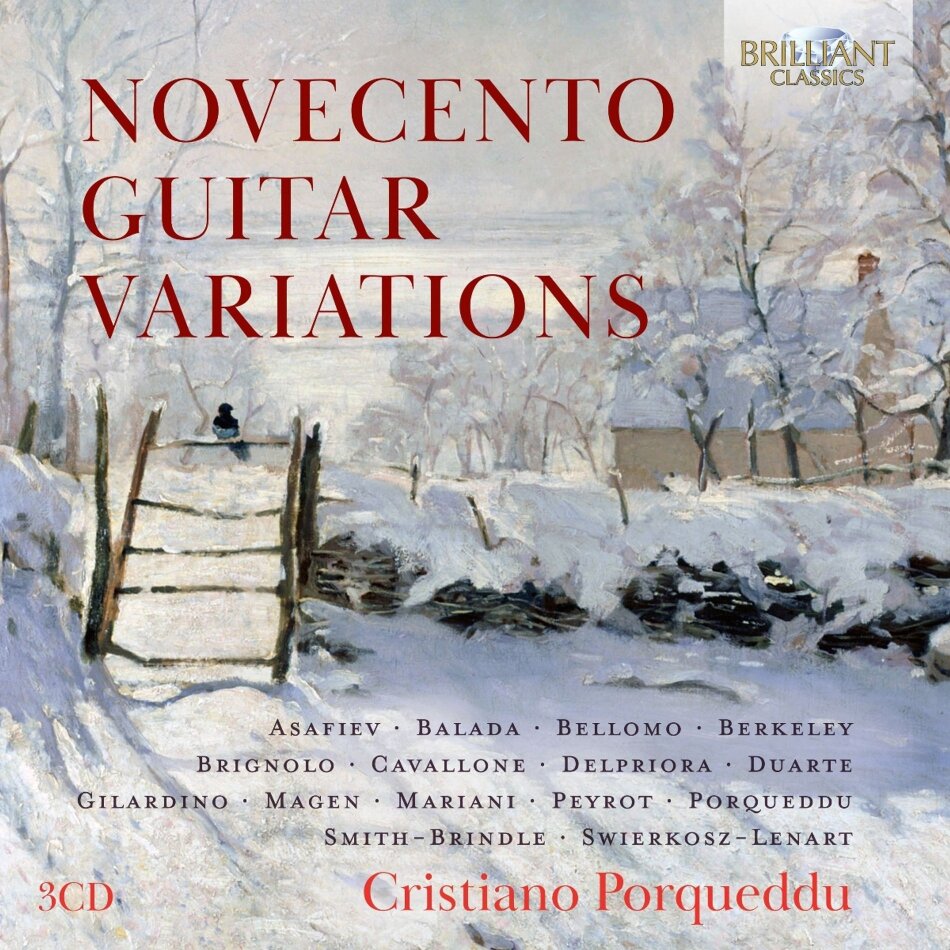 Cristiano Porqueddu - Novecento Guitar Variations 3 CD