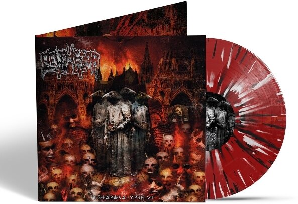 Belphegor - Pestapocalypse VI 2026 Reissue, Massacre, Limited Edition, Red W/ White & Black Splatter, LP