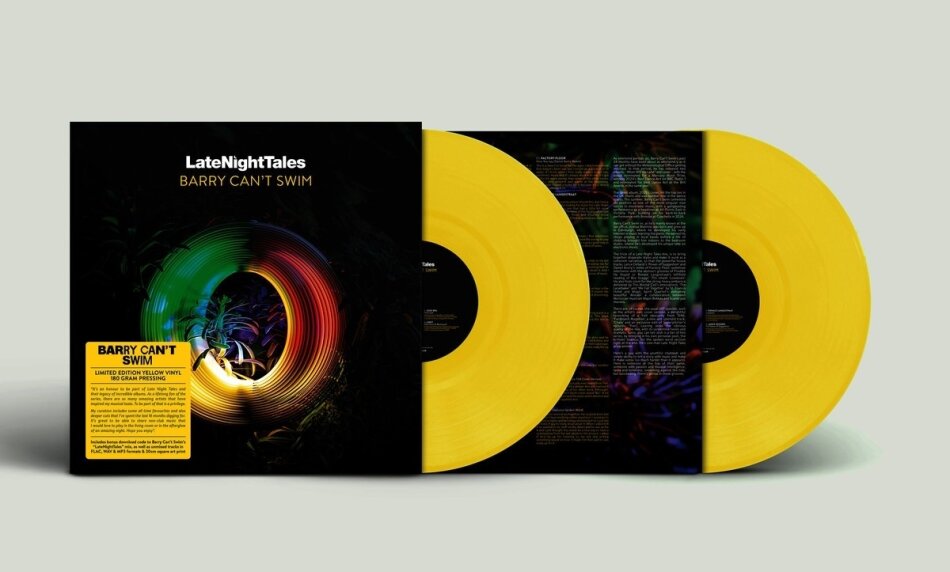 Barry Can't Swim - Late Night Tales Yellow Vinyl, 2 LPs