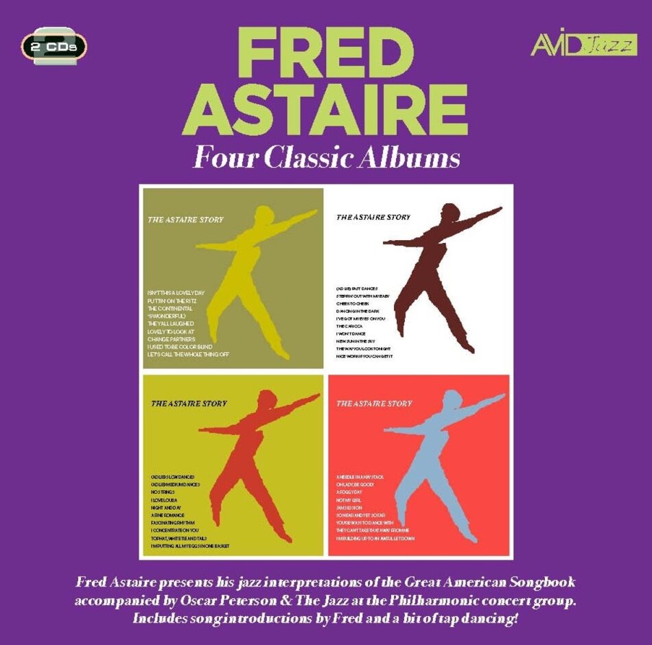 Fred Astaire - Four Classic Albums Avid Jazz, 2 CDs