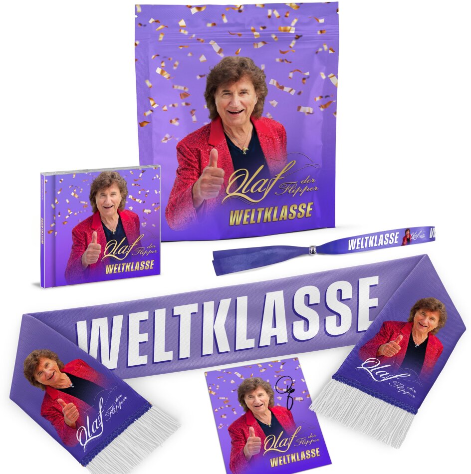 Olaf der Flipper - Weltklasse Fanbox in Ziptasche