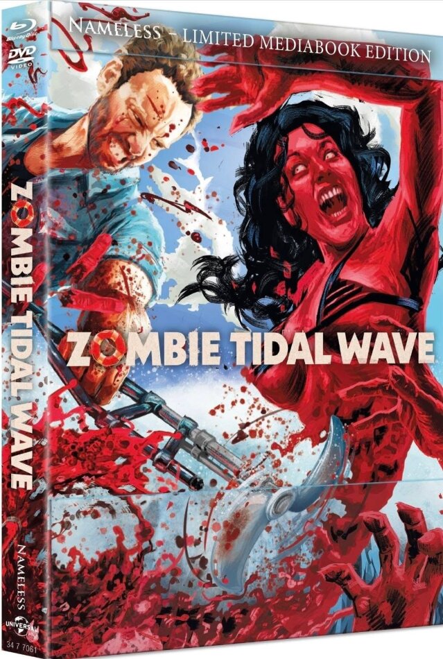 Zombie Tidal Wave (2019) Cover B, Limited Edition, Mediabook, Blu-ray + DVD