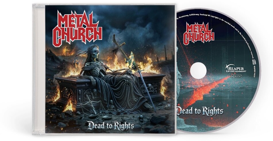 Metal Church - Dead to Rights Jewel Case