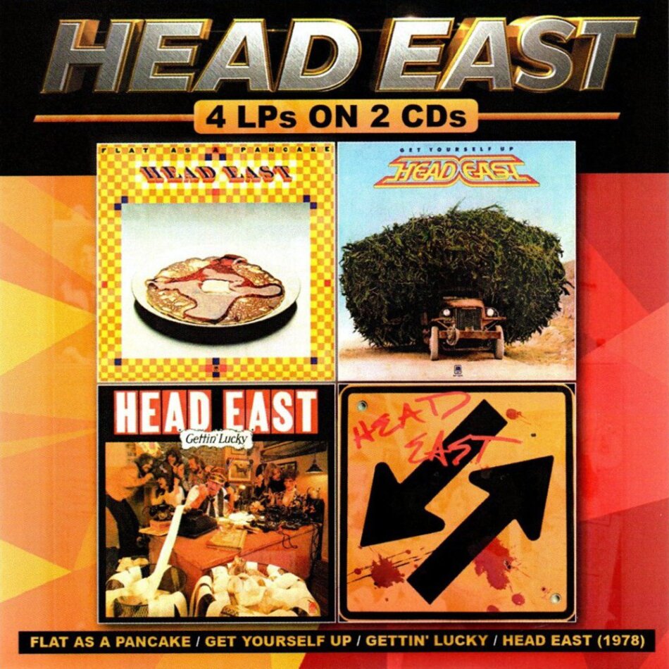 Head East - Flat As Pancake / Get Up / Getting' Lucky / Head 2 CDs