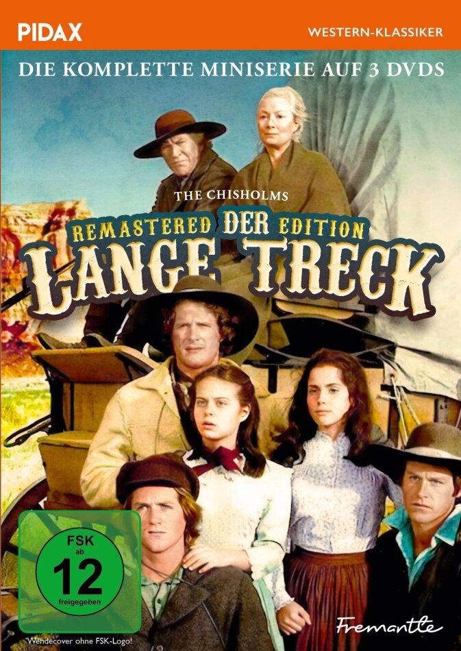 Der lange Treck - Die komplette Miniserie Pidax Western-Klassiker, Remastered, 3 DVDs