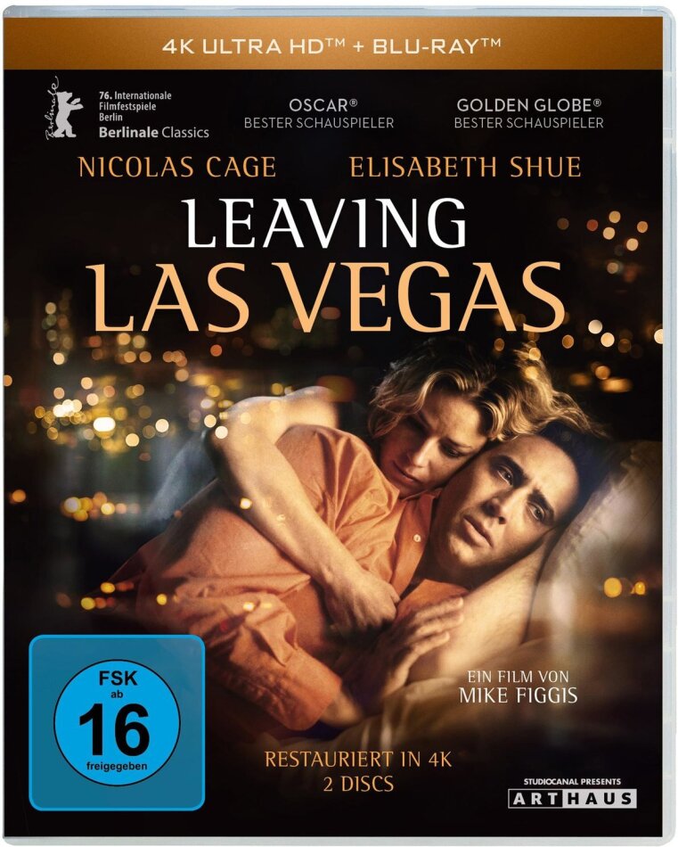 Leaving Las Vegas (1995) 4K Ultra HD + Blu-ray