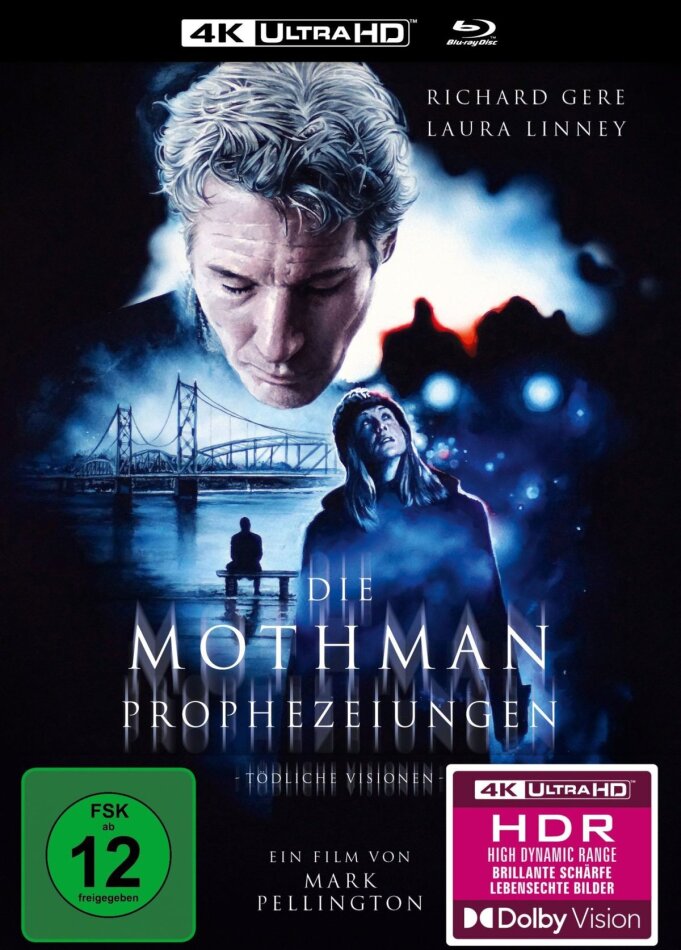 The Mothman Prophecies - Tödliche Visionen (2002) Limited Collector's Edition, 4K Ultra HD + Blu-ray