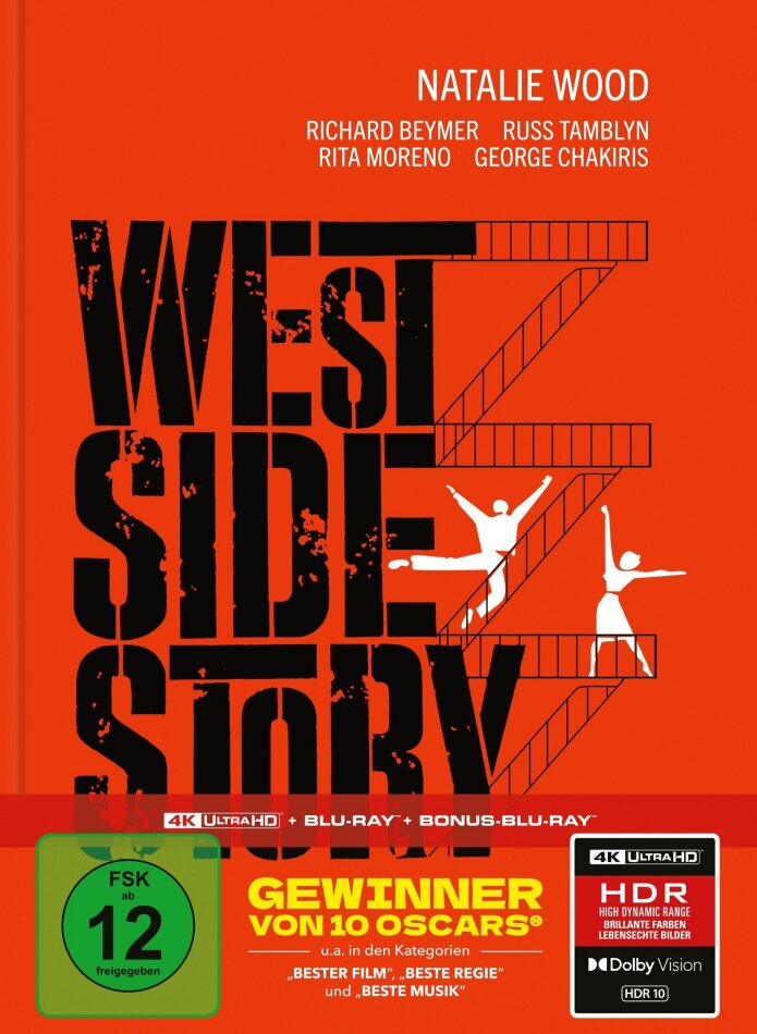 West Side Story (1961) Limited Edition, Mediabook, 4K Ultra HD + 2 Blu-rays