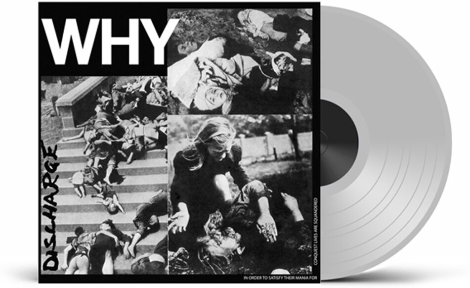 Discharge - Why 2026 Reissue, PHD Exclusive, Clear Vinyl, LP