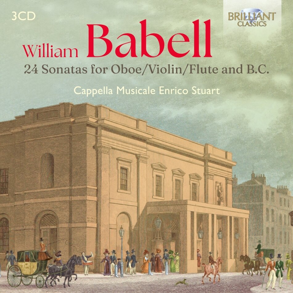 Cappella Musicale Enrico Stuart & William Babell (1690-1723) - 24 Sons For Oboe, Violin, Flute & B.C. 3 CDs