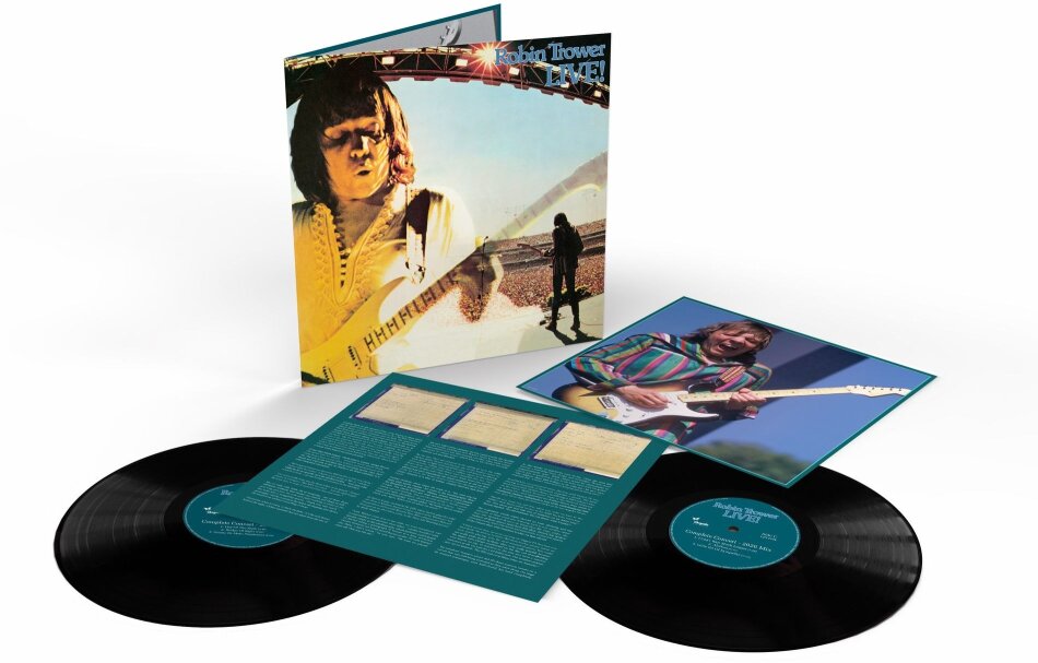 Robin Trower - Live! 2026 Reissue, Chrysalis, Gatefold, 50th Anniversary Edition, 2 LPs
