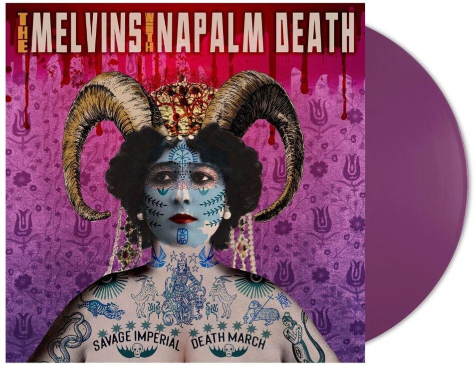 The Melvins & Napalm Death - Savage Imperial Death March Indies Only, Orchid Vinyl, LP