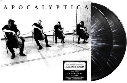 Apocalyptica - Plays Metallica By 4 Cellos 2026 Reissue, Harmageddon Records, 20th Anniversary Edition, Remastered, Splatter Vinyl, 2 LPs
