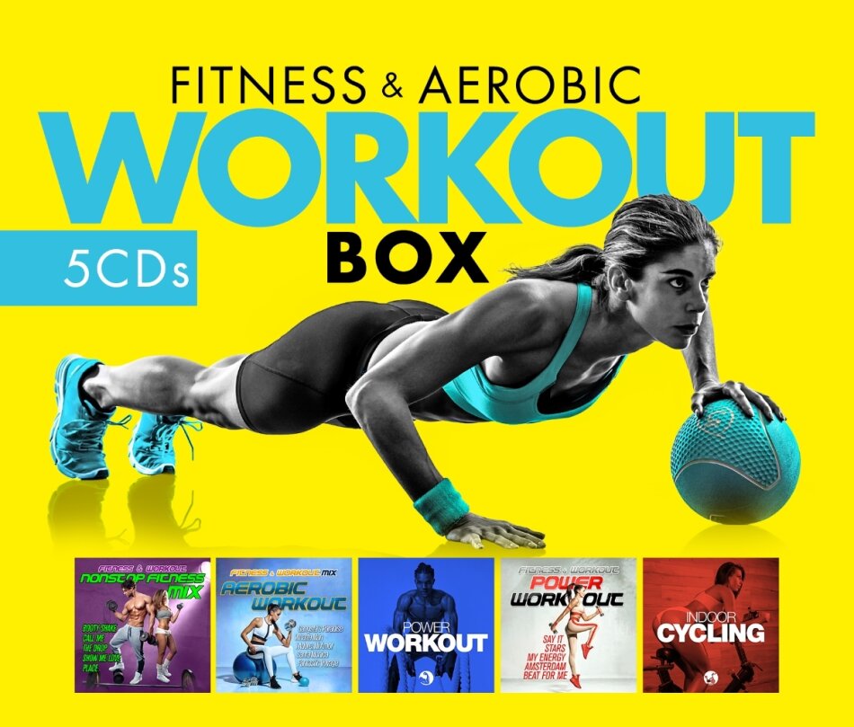 Fitness & Aerobic Workout Box 5 CDs
