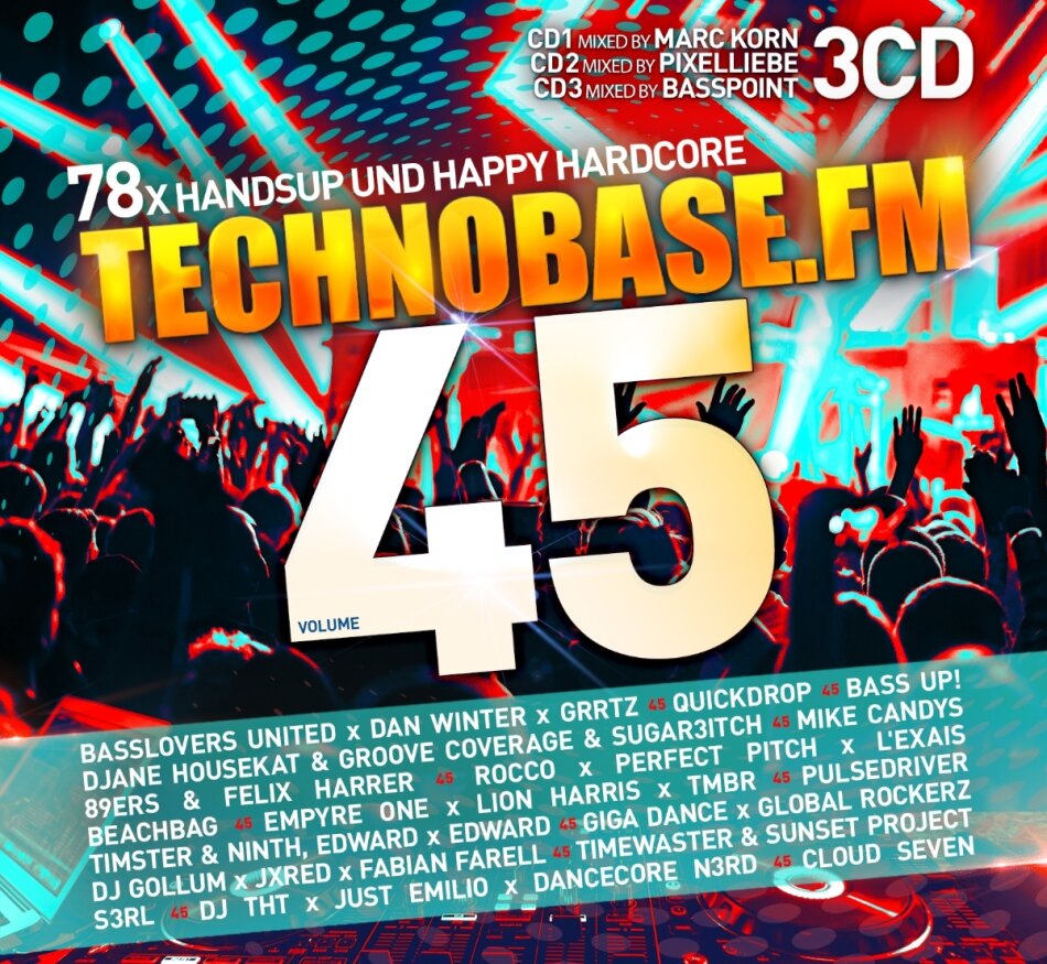 TechnoBase.FM Vol. 45 3 CDs