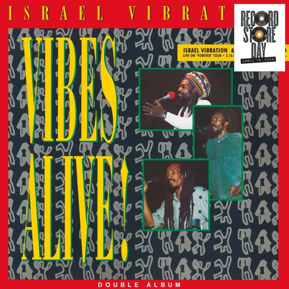 Israel Vibration - Vibes Alive 2026 Reissue, Diggers Factory, 2 LPs
