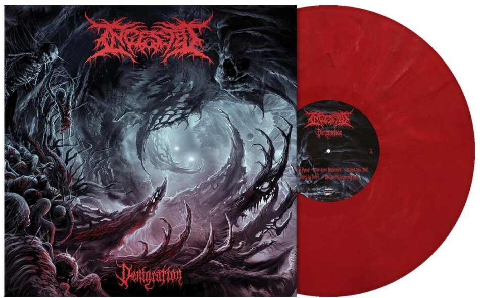 Ingested - Denigration Red Marbled Vinyl, LP
