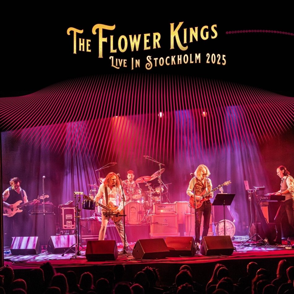 The Flower Kings - Live In Stockholm 2025 Black / Red Vinyl, 2 LPs