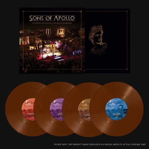 Sons Of Apollo - Live With The Plovdiv Psychotic Symphony 2026 Reissue, Svart Records, Limited Edition, Amber Vinyl, 4 LPs