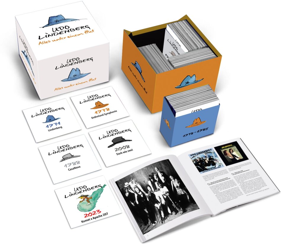 Udo Lindenberg - Alles unter einem Hut 80 Jahre Fanbox, Polydor, 41 CDs