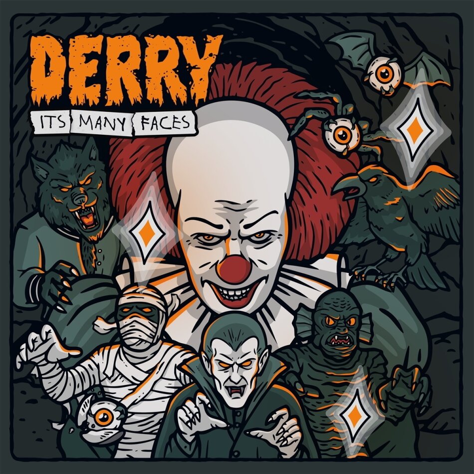 Derry - Its Many Faces Clear Orange Black Marble Vinyl, LP