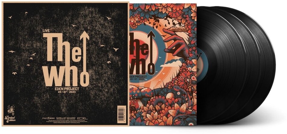 The Who - Live at Eden Project 25/07/2023 Limited Edition, 3 LPs