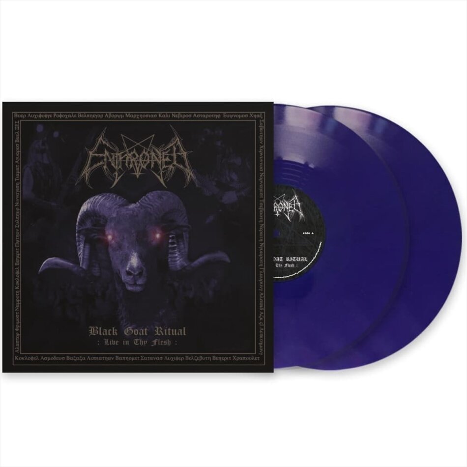 Enthroned - Black Goat Ritual - Live In Thy Flesh 2026 Reissue, Napalm Records, Purple Vinyl, 2 LPs