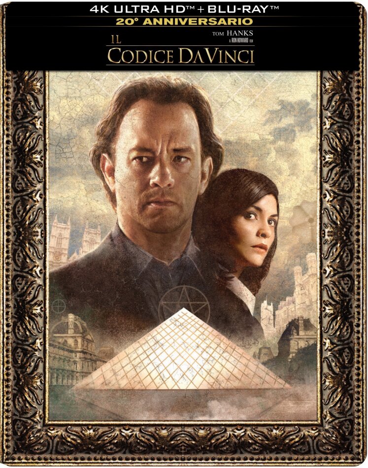 Il Codice Da Vinci (2006) Edizione 20° Anniversario, Edizione Limitata, Steelbook, 2 4K Ultra HDs + Blu-ray