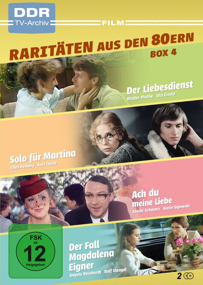 Raritäten aus den 80ern - Box 4 DDR TV-Archiv, 2 DVDs