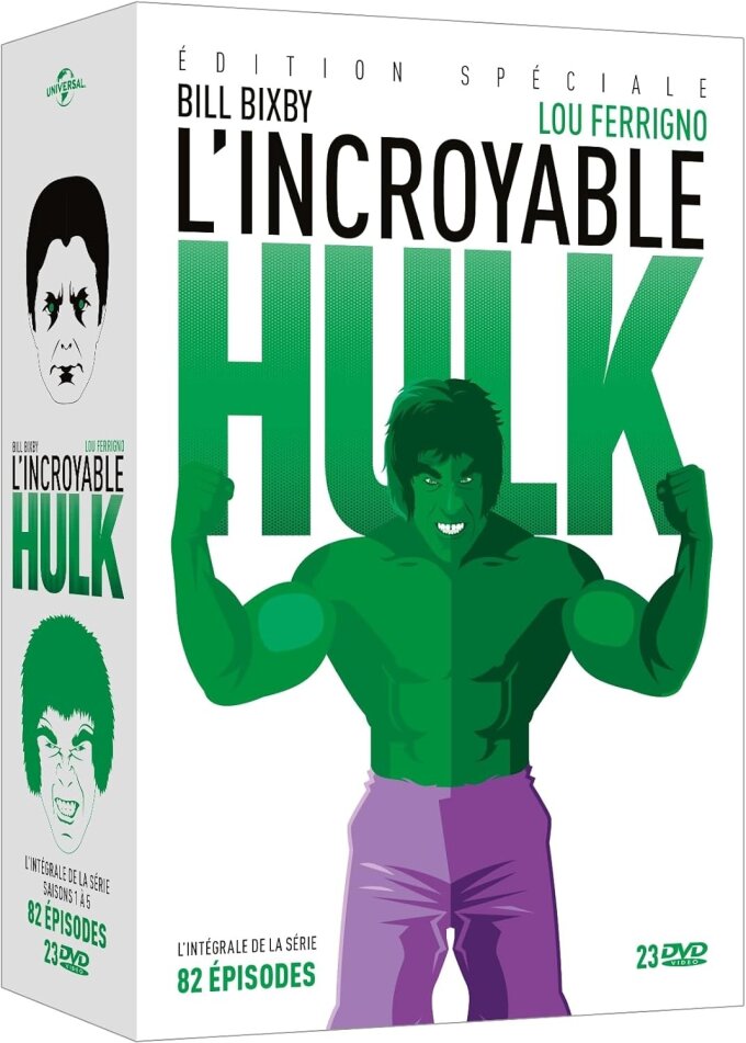 L'Incroyable Hulk - Intégrale de la série Special Edition, 23 DVDs